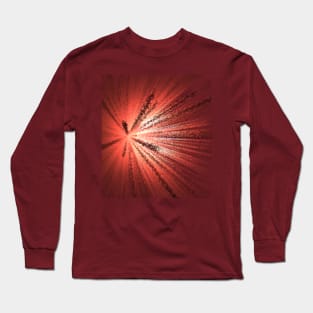 Red star explosion Long Sleeve T-Shirt
